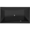Polysan QUEST obdélníková vana 190x100x49cm, černá mat 78531.21