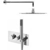 Sapho RHAPSODY podomítkový sprchový set s termostatickou baterií, 2/3 výstupy, chrom 5508-01