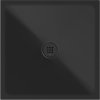 GSI Keramická sprchová vanička, čtverec 80x80x2cm, černá mat 46080826