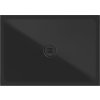 GSI Keramická sprchová vanička, obdélník 100x70x2cm, černá mat 46100726