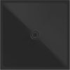 GSI Keramická sprchová vanička, čtverec 100x100x2cm, černá mat 46101026