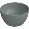 GSI PURA keramické umyvadlo na desku vysoké, průměr 42cm, agave mat 885204