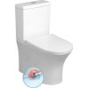 Bruckner LEON WC kombi, Rimless, spodní/zadní odpad, bílá 201.437.4