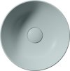 GSI PURA keramické umývátko na desku, průměr 32cm, ghiaccio mat 885415