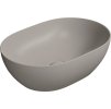GSI PURA keramické umyvadlo na desku, 50x35cm, tortora mat 886005
