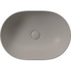 GSI PURA keramické umyvadlo na desku, 50x35cm, tortora mat 886005