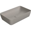 GSI NUBES keramické umyvadlo na desku 60x38cm, tortora mat 903605