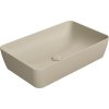 GSI NUBES keramické umyvadlo na desku 60x38cm, creta mat 903608