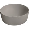 GSI NUBES keramické umyvadlo na desku průměr 40cm, tortora mat 903905