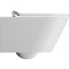 GSI KUBE X závěsná WC mísa, Swirlflush, 36x55cm, bílá dual-mat 941509