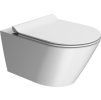 GSI KUBE X závěsná WC mísa, Swirlflush, 36x55cm, bílá dual-mat 941509