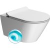 GSI KUBE X závěsná WC mísa, Swirlflush, 36x55cm, bílá dual-mat 941509