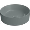 GSI KUBE X keramické umyvadlo na desku, průměr 45cm, agave mat 942704