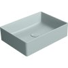 GSI KUBE X keramické umyvadlo na desku, 50x37cm, ghiaccio mat 942915