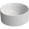 GSI KUBE X keramické umývátko na desku, průměr 32cm, bílá mat 943509