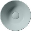 GSI KUBE X keramické umývátko na desku, průměr 32cm, ghiaccio mat 943515