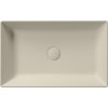 GSI KUBE X keramické umyvadlo na desku, 60x37cm, creta mat 945308