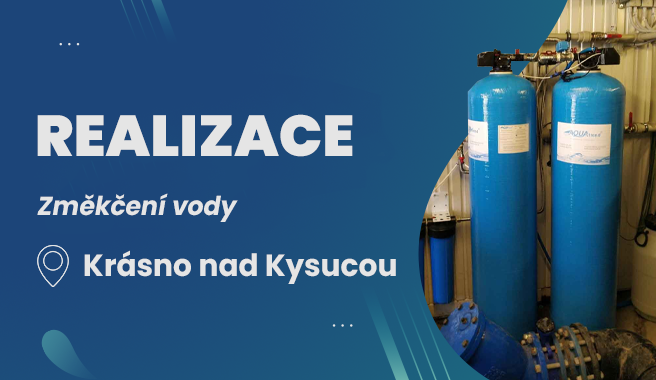 Realizace - změkčování vody pro technologické účely, Krásno nad Kysucou