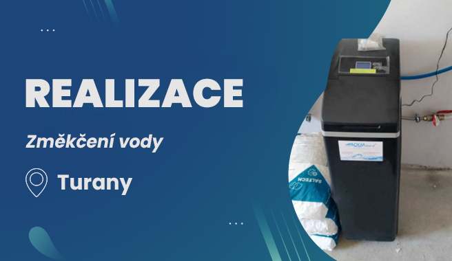 Realizace - instalace změkčovače AQUAtip® ZM 3v1 + potrubní filtr AQUAtip® BigBlue 10", Turany