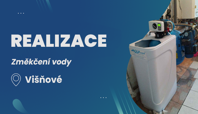 Realizace - instalace úpravny vody Aquatip BNT1650 HE Crystal 1035 + UV lampa VIQUA VH200/2, Višňové