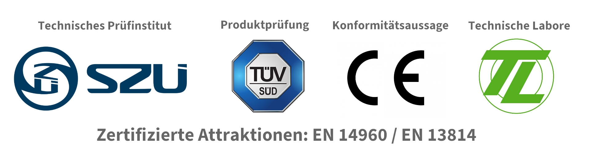 Zertifizierte Attraktionen