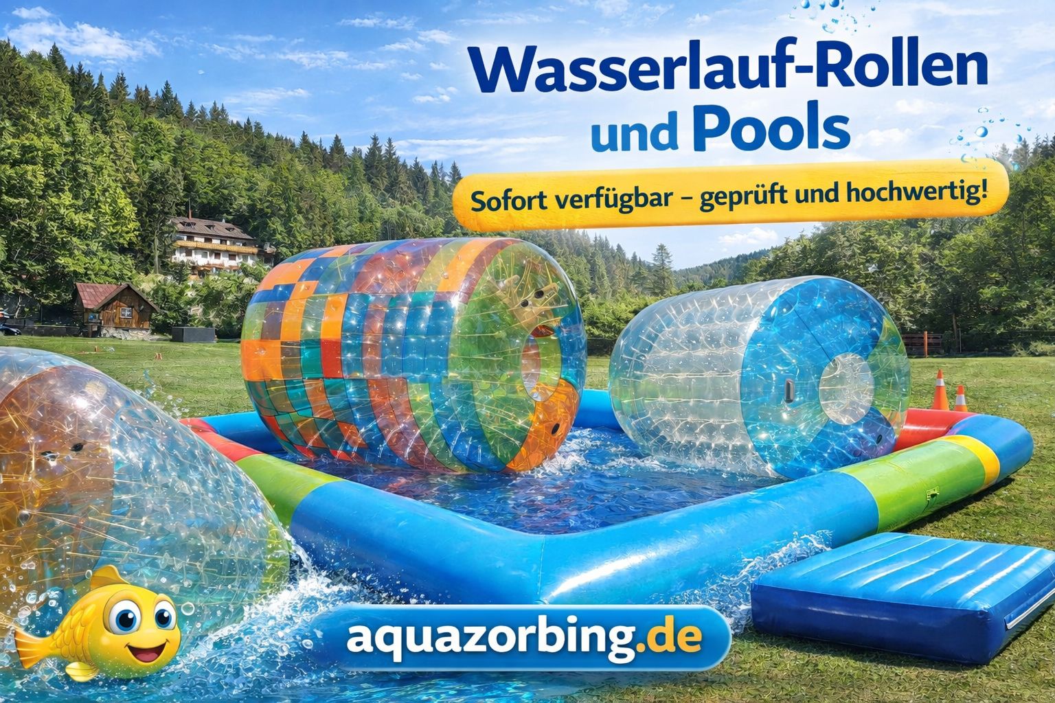 AQUAROLLER - WASSER WALZEN - LAUF ROLLE