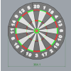 Klettscheibe für Fussball Dart 4,5m