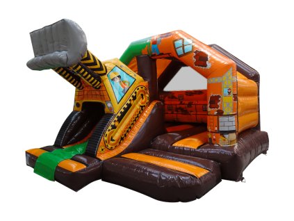 Skákací Hrad KOMBO Light 3D 4,6 x 3,7m (TÉMATIKA Traktor)