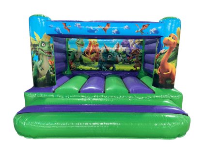 2640 skakaci hrad dinosauri jednoduchy do interieru herny 1