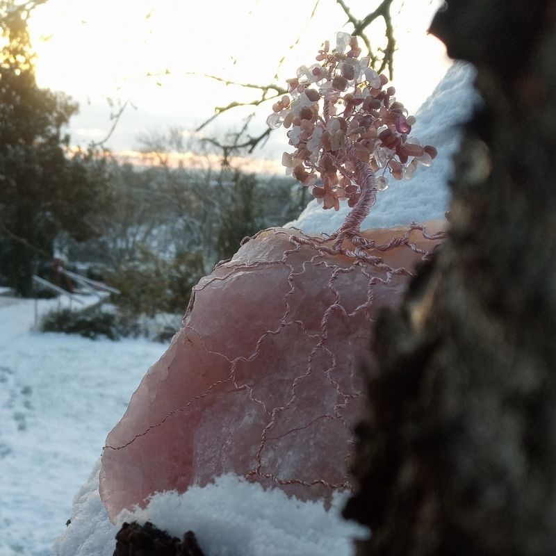 Winter Pink Cliff
