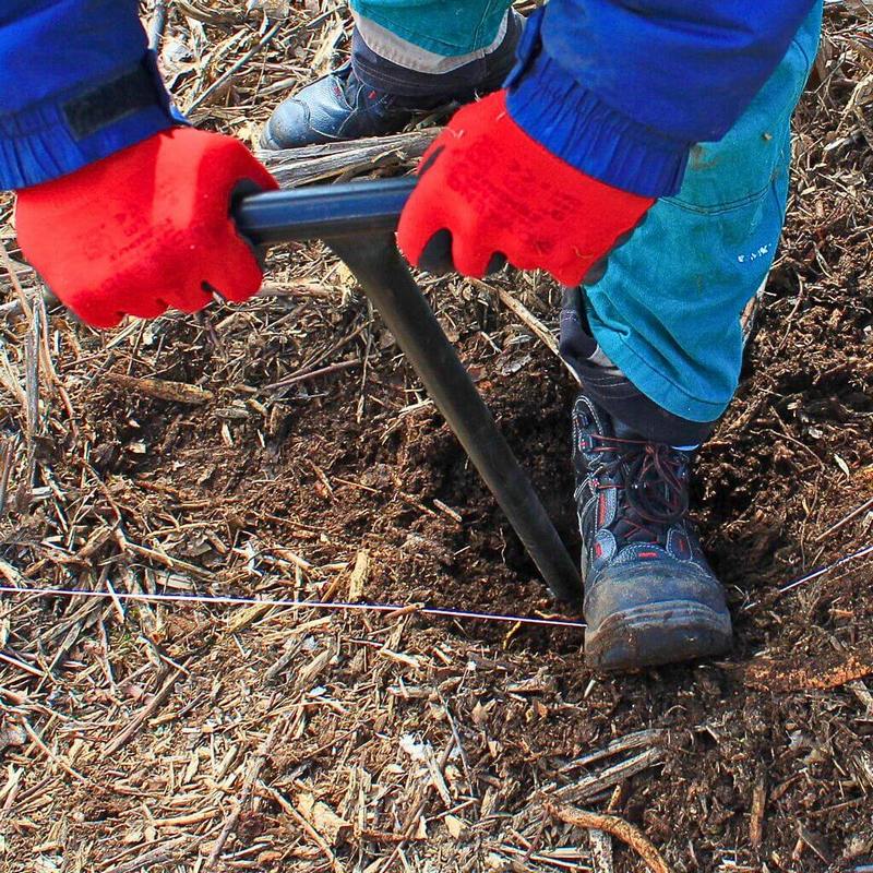 Digging the hole