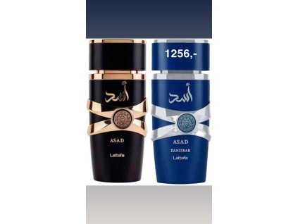 Lattafa Asad EDP Asad 100ml + EDP Asad Zanzibar 100ml ARABSKÉ PARFÉMY