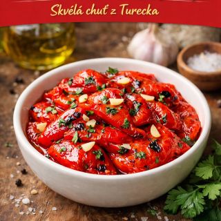 https://www.dotekyorientu.cz/potraviny/sera-paprika-cervena-pecena-680-g/ Pečené červené papriky! Chuť Turecka přímo u vás...