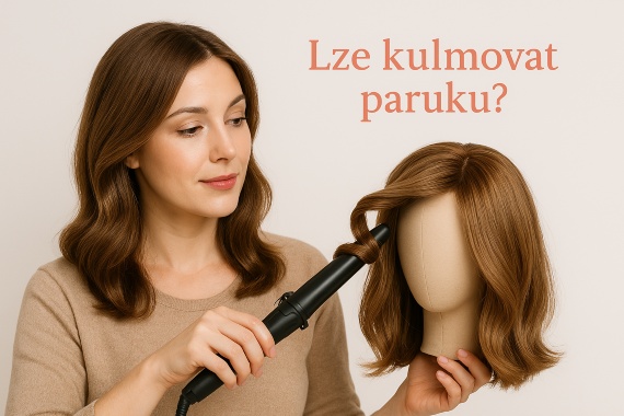 Může se paruka žehlit nebo kulmovat?
