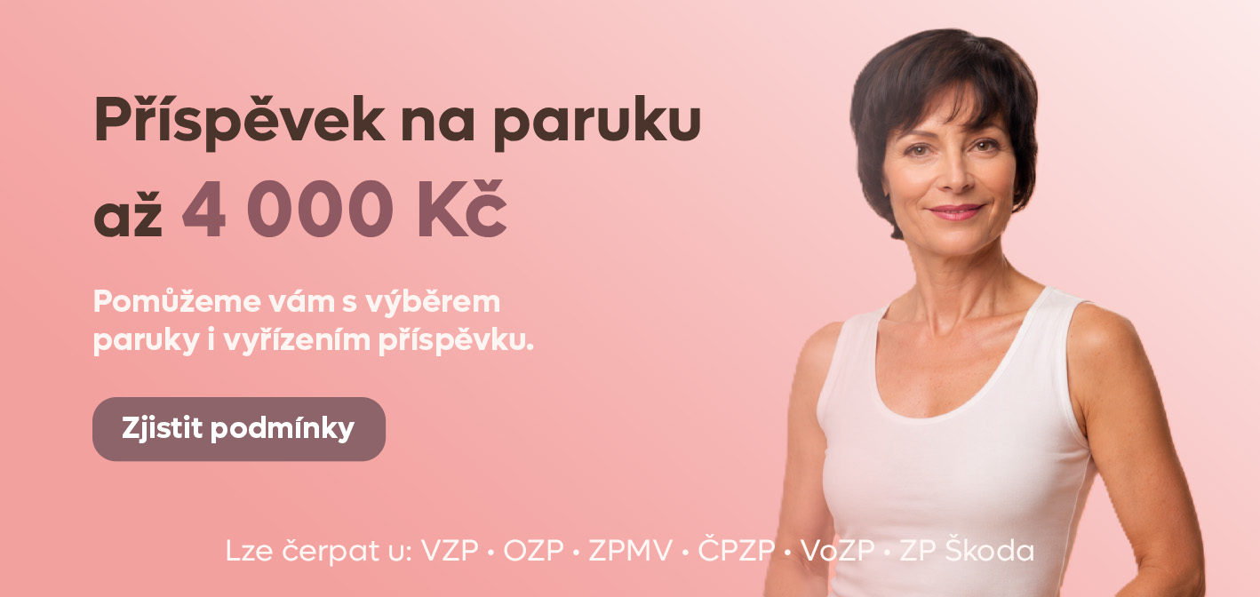 Příspěvek na paruku od zdravotní pojišťovny až 4000 Kč