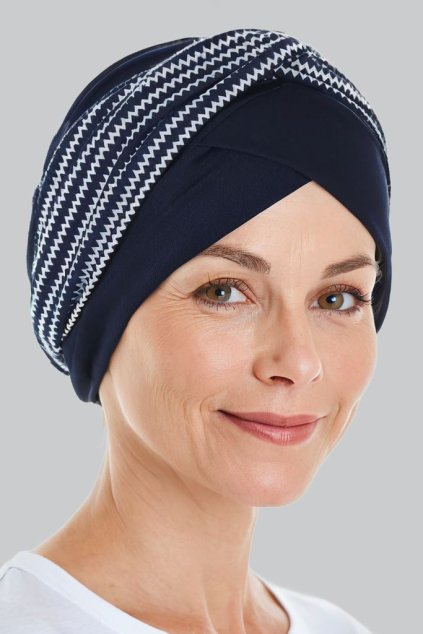 turban pasek zigzag