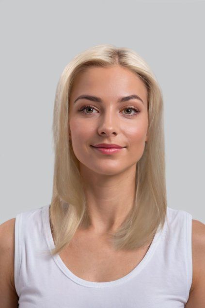 tupe zlatavyblond 40cm 1