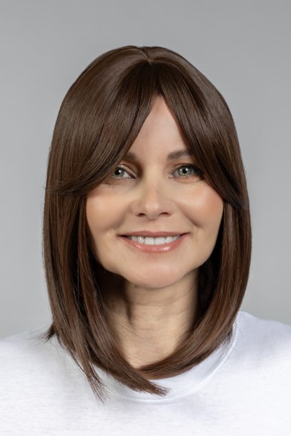 dámská hnědá mikádo paruka Liliana17