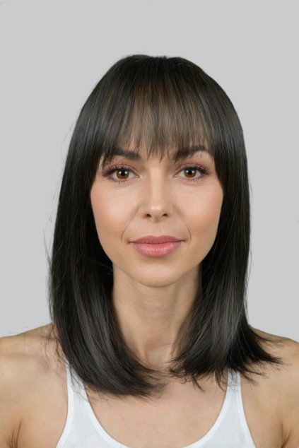 dámská hnědá paruka Liliana19