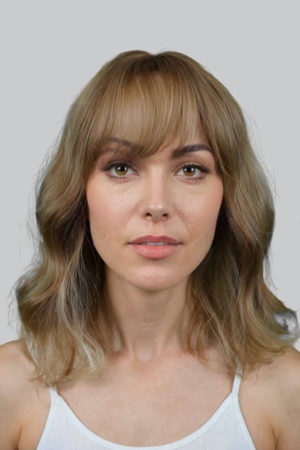 dámská blond/hnědá mikádo paruka Beverly12