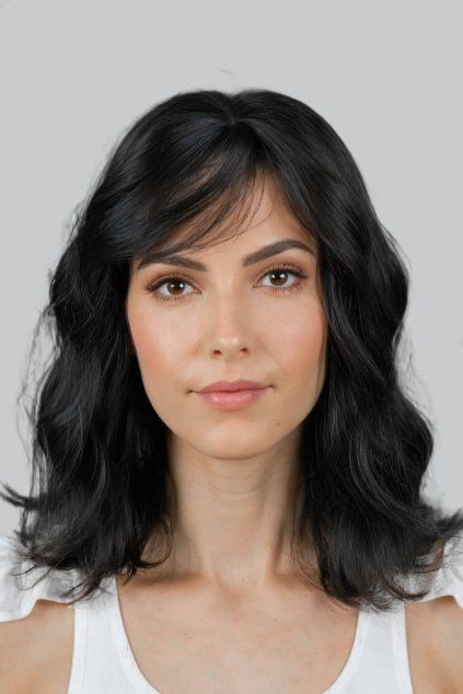 dámská černá mikádo paruka Melissa21