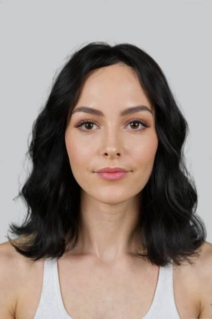 dámská černá mikádo paruka Melissa21
