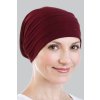 dámský šátek na hlavu - barva: bordo