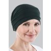 dámský šátek na hlavu - tmavě zelený