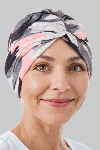 turban pink camo