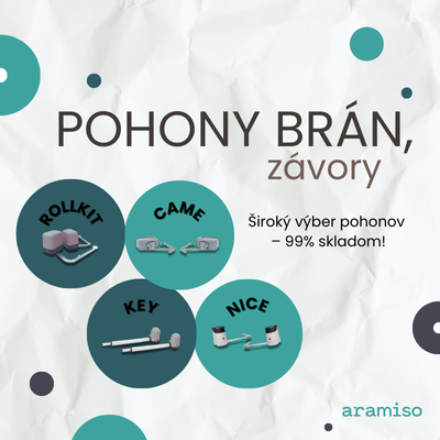 Pohony brán, závory
