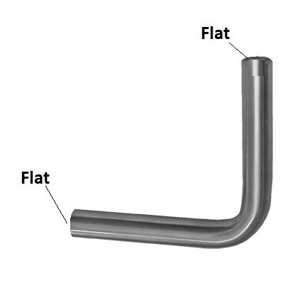 Držiak madla na stenu bez vaničky