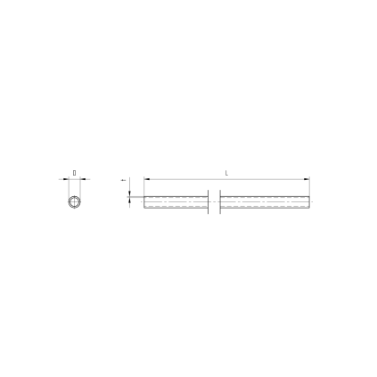 Trubka nerezová švová