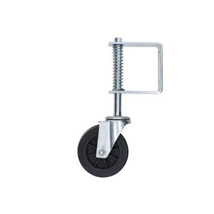 Spodné koliesko pre krídlové brány, s pružinou