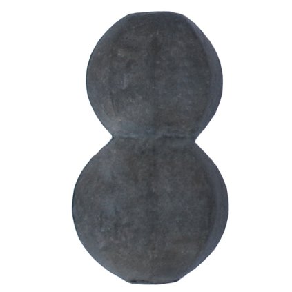 Dvojguľa zdobená plná D30, h52mm
